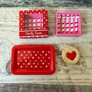 American Girl Welliewishers Doll HOLIDAY BAKING Set - Candy Cookie Tray + EXTRA